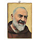 Cadre impression Saint Pio 25x20 cm s1