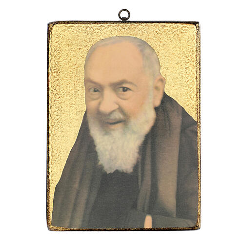 Cadre impression Padre Pio 25x20 cm 1