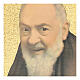Cadre impression Padre Pio 25x20 cm s2