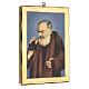 Cadre impression Padre Pio 25x20 cm s2