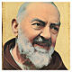 Bild mit Druck Pater Pio, 25x20 cm s2