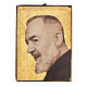 Quadro stampa Padre Pio 25x20 cm s1