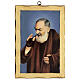 Quadro impressão São Padre Pio 25x20 cm s1