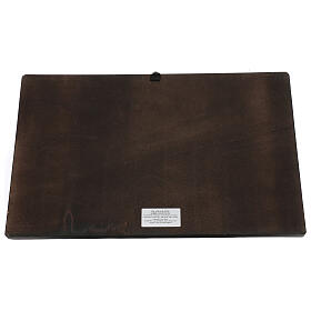 Cadre impression bois Tryptique Mantegna 35x55 cm s3