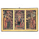 Quadro stampa legno Trittico Mantegna 35x55 cm s1