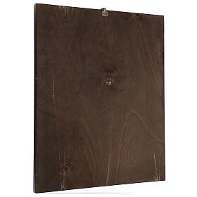 Cadre impression bois Sainte Rita 50x40 cm s3