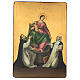 Press painting of the Virgin of Pompeii 70x50 cm s1