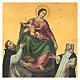 Press painting of the Virgin of Pompeii 70x50 cm s2
