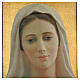 Our Lady of Medjugorje printed picture with cracked finish 27x19 in s2