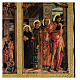 Print painting Mantegna Triptych on wood 43x70 cm s4