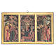Quadro Trittico Mantegna stampa su legno 45x70 cm