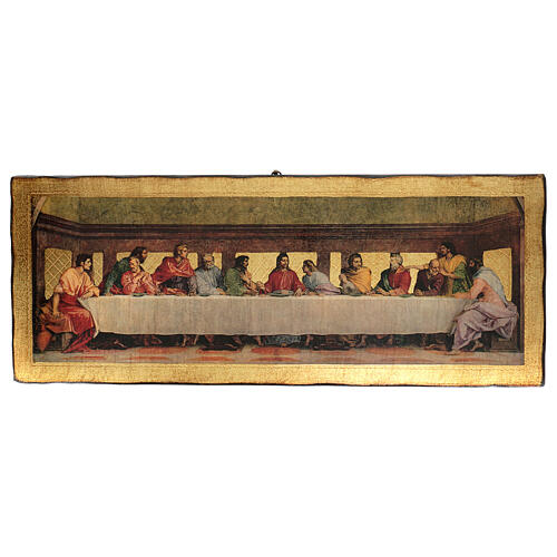 Obraz Ostatnia Wieczerza Andrea del Sarto, 30x76 cm 1