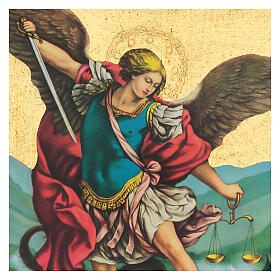 Painting of St. Michael 35x27 cm