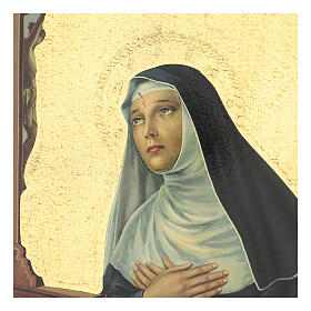 Obraz drukowany Święta Rita, 30x25 cm