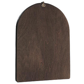 Cuadro impresa madera Virgen del Jilguero 35x25 cm s3