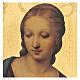 Wood print of Madonna of the Goldfinch 35x25 cm s2
