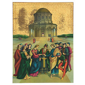 Cuadro impresa Boda Virgen María 40x30 cm s1