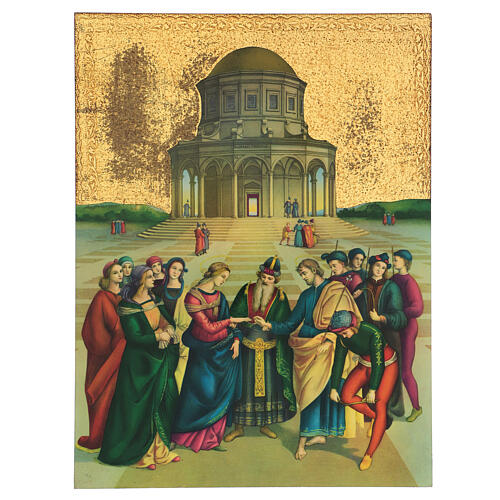 Cuadro impresa Boda Virgen María 40x30 cm 1