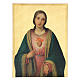 Painting of the Sacred Heart of the Virgin Mary 40x30 cm s1