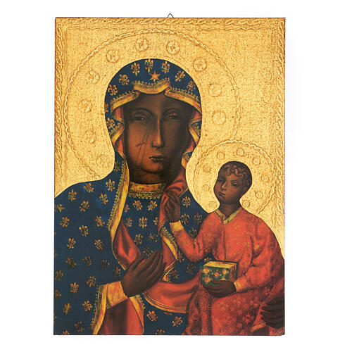 Painting of the Virgin of Czestochowa 37x27 cm 1
