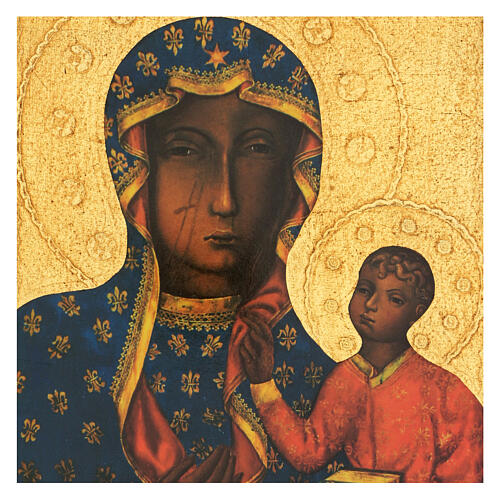 Painting of the Virgin of Czestochowa 37x27 cm 2