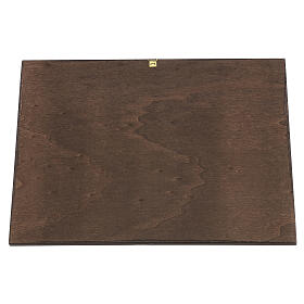 Cadre impression Sacré-Coeur de Jésus et Marie 35x25 cm s3