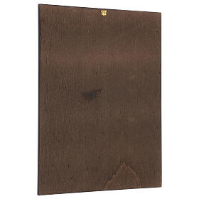 Cuadro impresa madera Virgen de Vladimir 35x25 cm s3