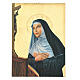 Cadre impression en bois Sainte Rita 35x25 cm s1