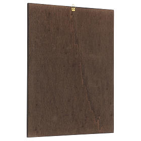 Quadro stampa in legno Santa Rita 35x25 cm s3