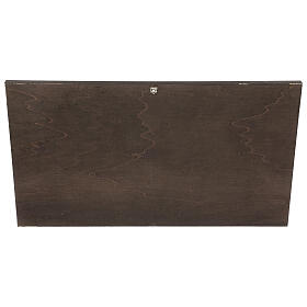 STOCK Cuadro de madera 
ángeles Rafael con marco 25x50 cm s3