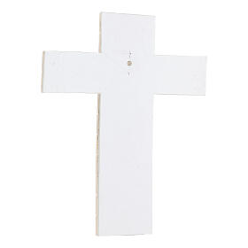 Croix mosaïque terre cuite 30x25 cm s3