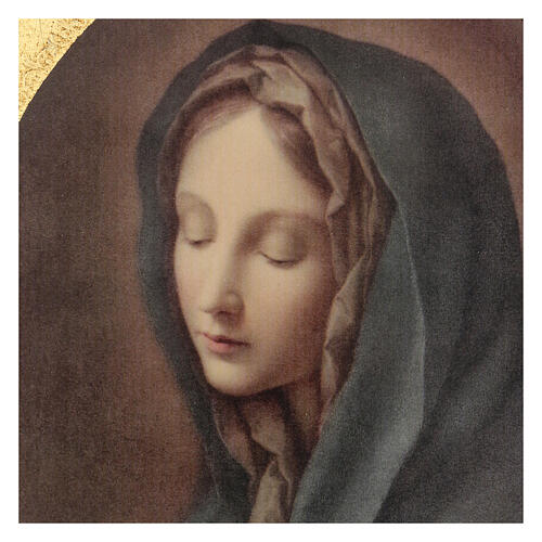 Cadre impression bois Notre-Dame des Douleurs de Carlo Dolci 30x25 cm 2