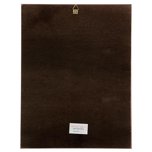 Quadro stampa legno Addolorata di Carlo Dolci 30x25 4