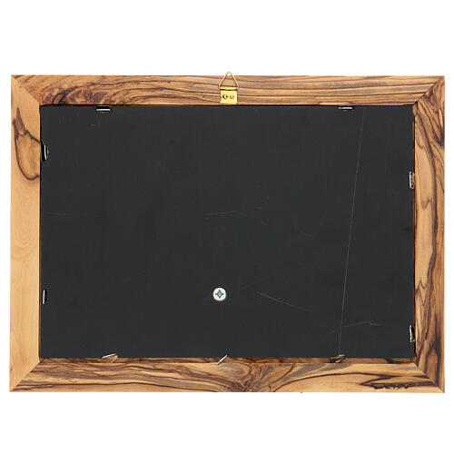 Ramka „Drzewo Życia”, drewno oliwne, Palestyna, 18×25 cm 4