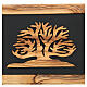 Quadro Árvore da Vida madeira de oliveira Palestina 25x18 cm s2