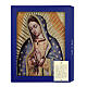 Tableau bois Notre-Dame de Guadalupe avec boîte cadeau 25x20 cm s3