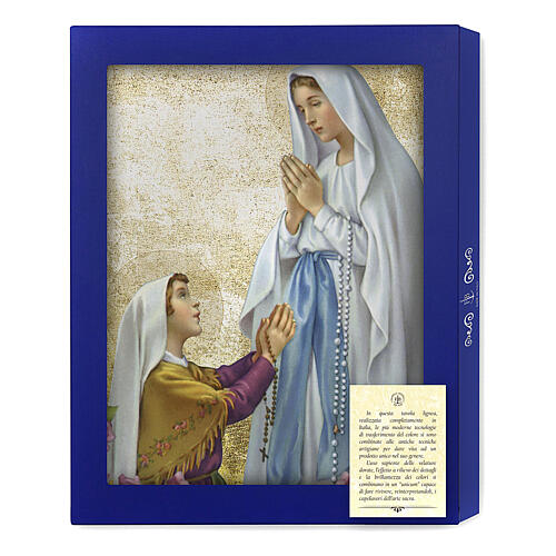 Holztafel Erscheinung von Fatima – 25 x 19,7 x 2 cm, mit Geschenkbox 3