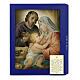 Tavola Lignea Sacra Famiglia Scatola Regalo 25x20 cm s3
