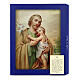 Saint Joseph tableau en bois boîte cadeau 25x20 cm s3