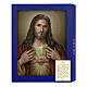 Wood board icon with gift box, Sacred Heart of Jesus, 25x20 cm s3