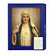 Wood board icon with gift box, Immaculate Heart of Mary by Chambers, 25x20 cm s3