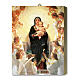Wooden Icon Mary Queen of Angels Bouguereau Gift Box 25x20 cm s1