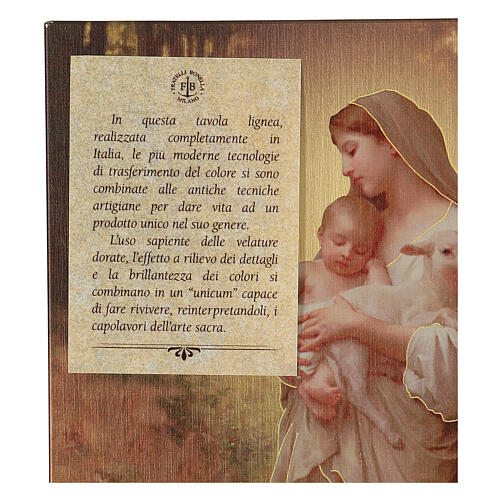 Wooden Icon Our Lady of Divine Innocence Gift Box 25x20 cm 4