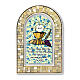 Three-dimensional freestanding stained glass window for Communion Plexiglass 12x8 cm s1