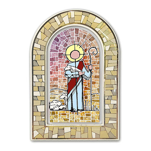 Witryna Trójwymiarowa Jezus Dobry Pasterz, 12x8 cm 1
