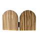 Diptychon aus Olivenholz – Assisi – Franziskus und Gottesmutter – 11x7 cm s5