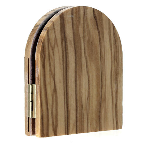 Assisi olivewood diptych 11x7cm 4