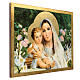 Wood painting of Virgin with Child by Simeone 13x17 in s2
