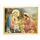 Holy Family printed wood picture 35x45 Simeone s1