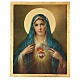 Immaculate Heart of Mary by Simeone, printing on wood, 17x12.5 in s1